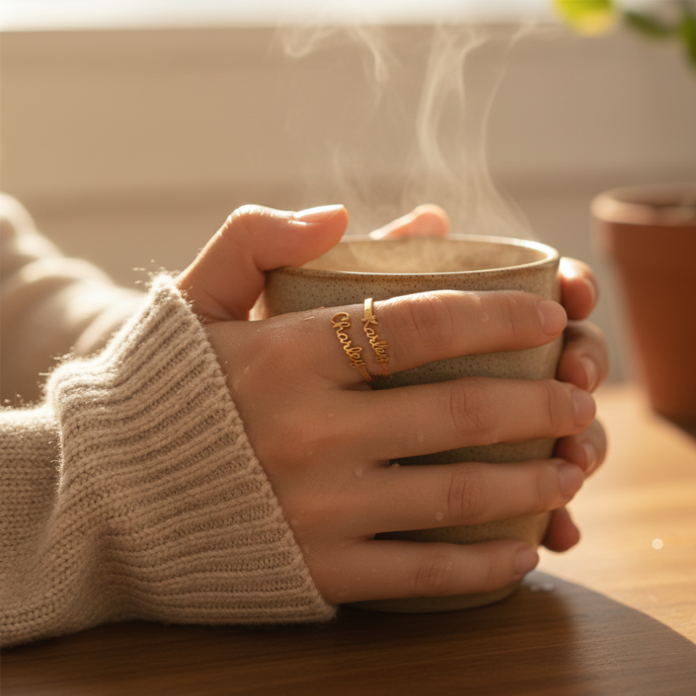 Aurelya™ – Customized Name Ring (50% Off)