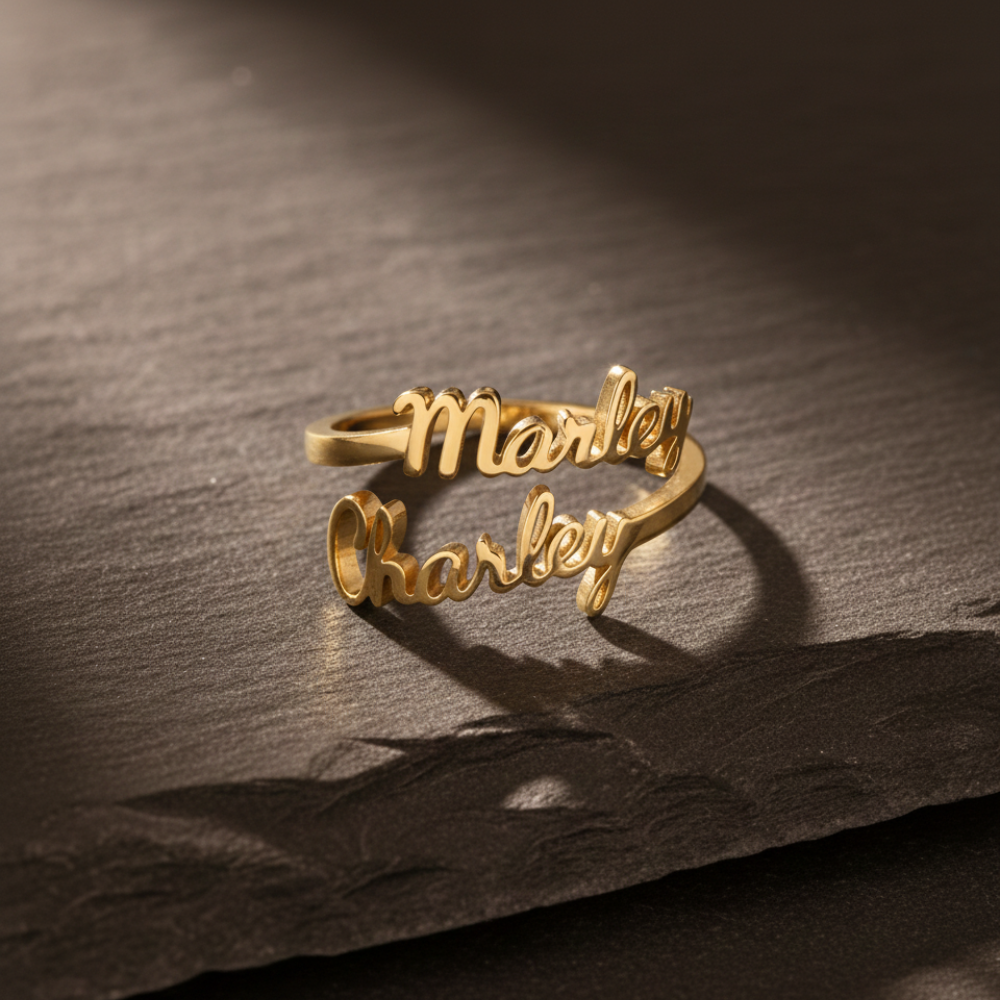 Aurelya™ – Customized Name Ring (50% Off)