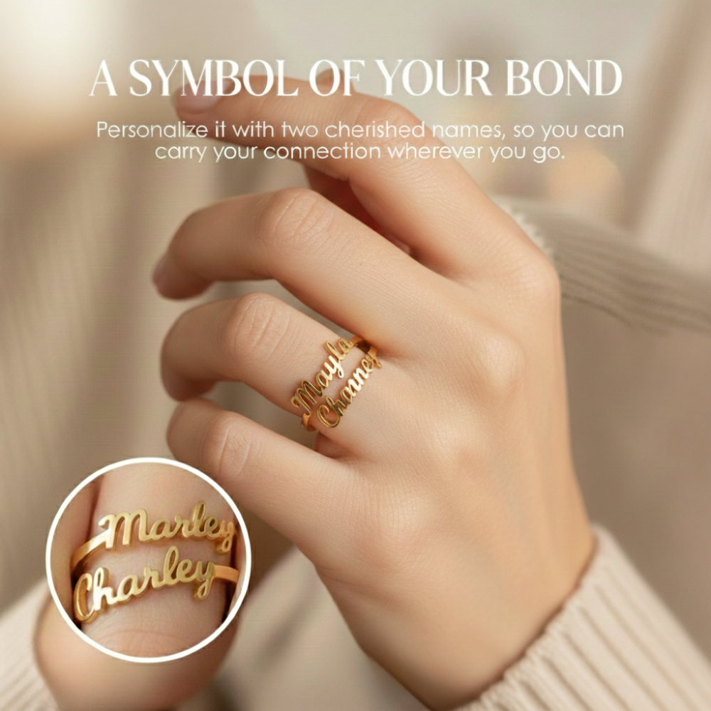 Aurelya™ – Customized Name Ring (50% Off)
