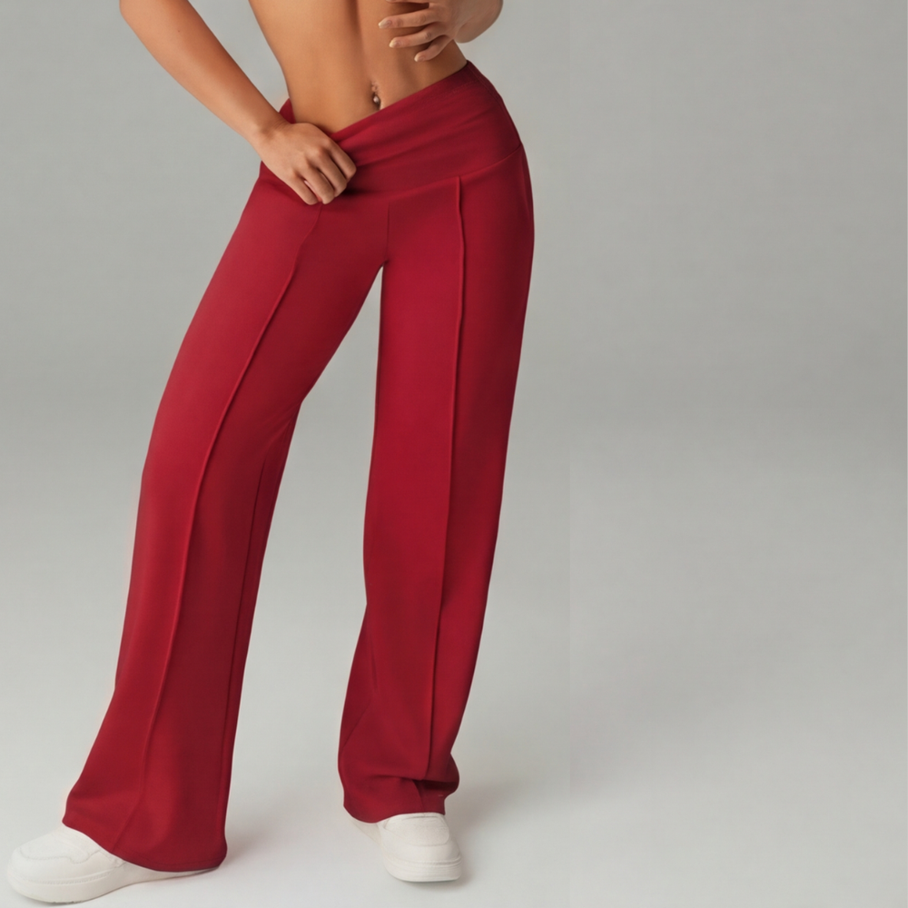 Velessa – Wide Leg High Waist Stretch Pants