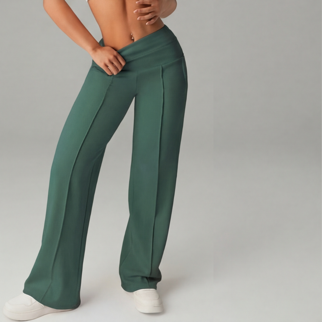 Velessa – Wide Leg High Waist Stretch Pants