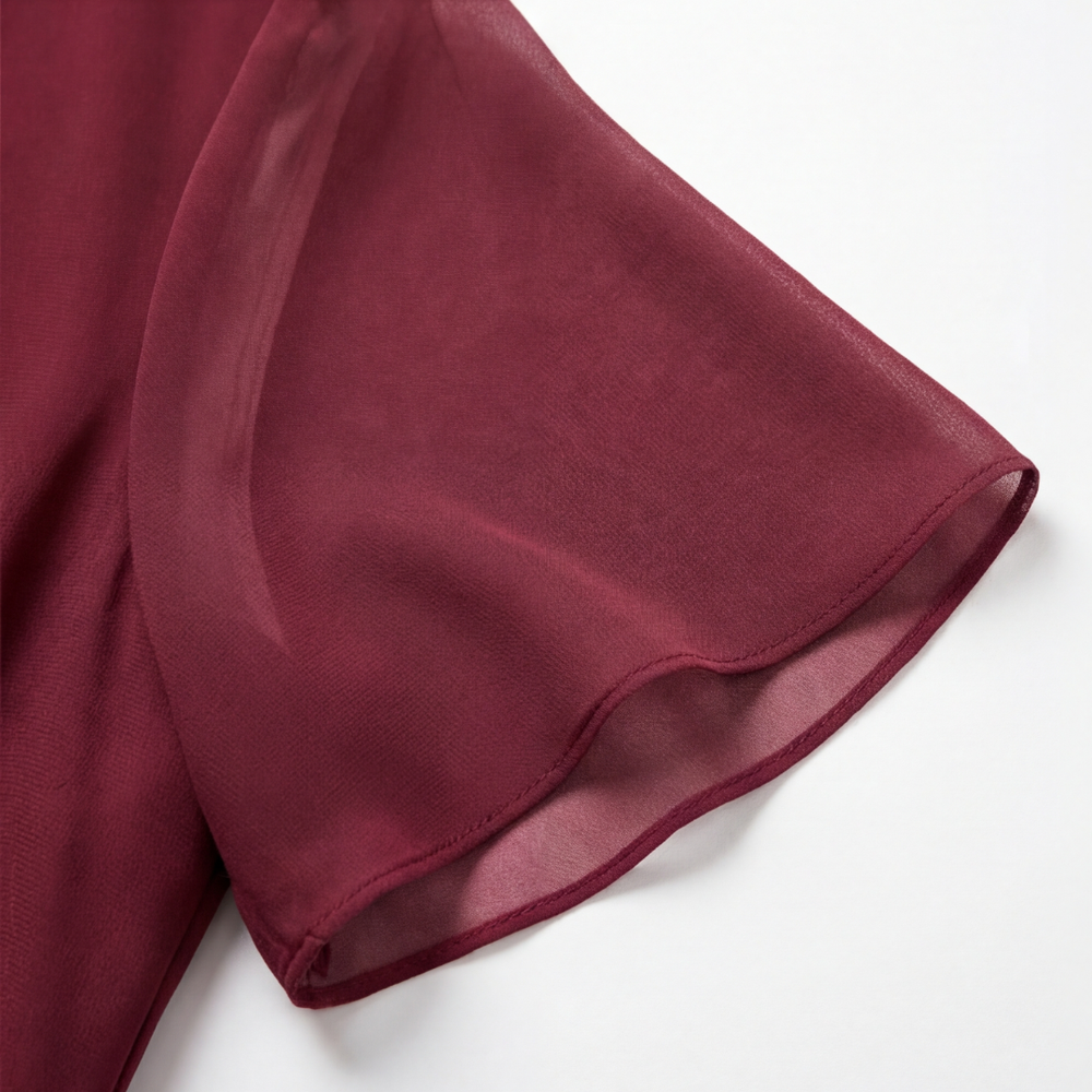 Velara – Women's Gathered Twist-Waist Dress