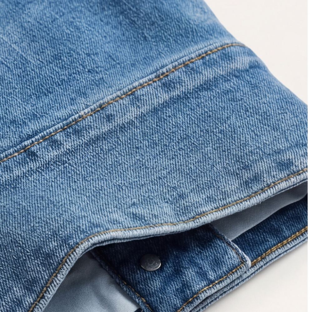 Revelle – Retro Button Front Wide Leg Jeans