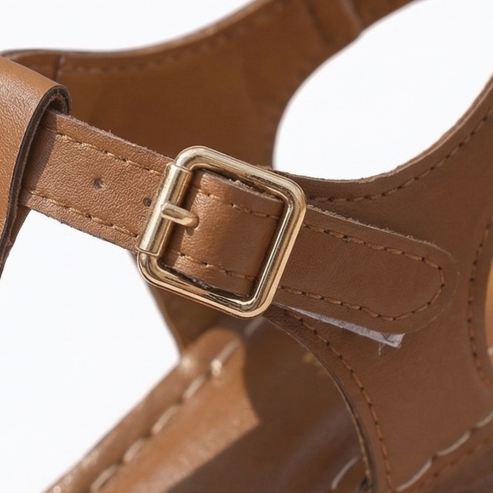 Solara – Roman Cutout Block Heel Sandals
