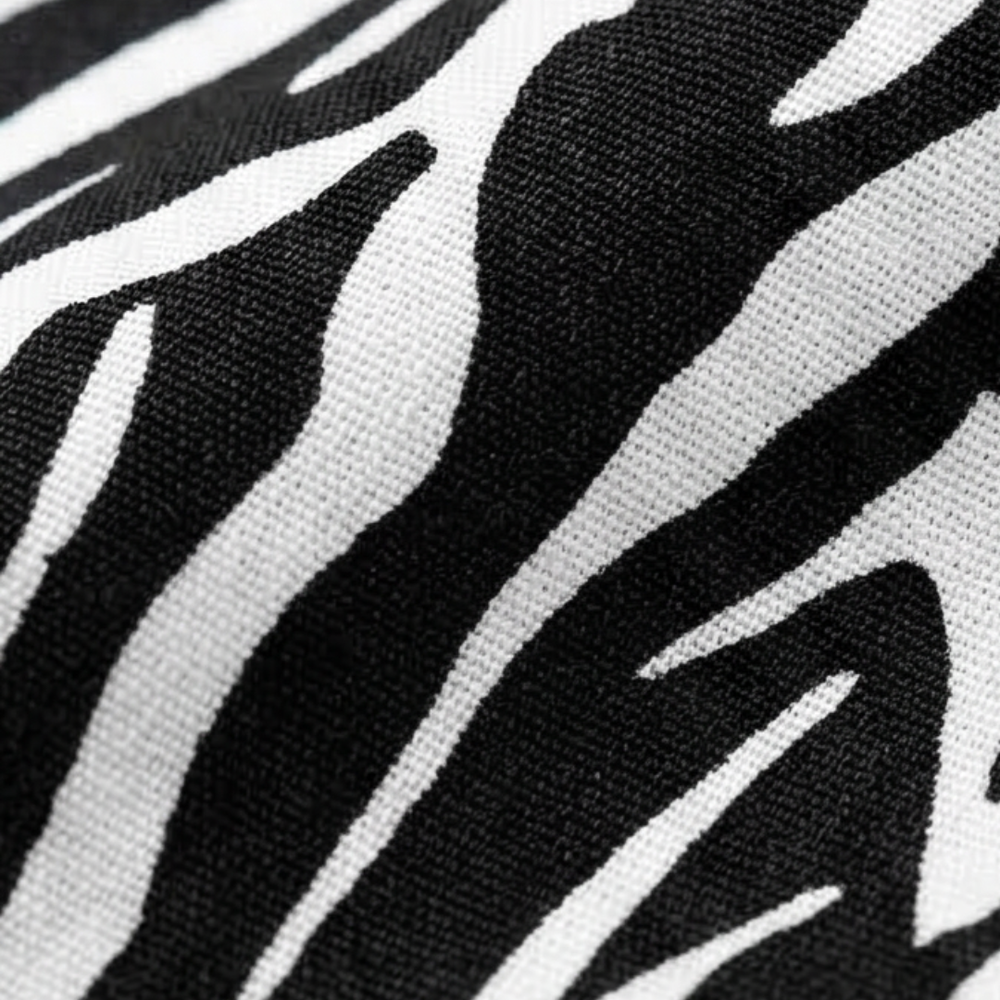 Vivara – Patchwork Zebra Print Maxi Dress for Women