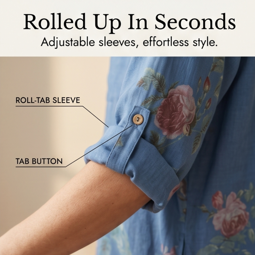 Rosalie – Floral Shirt Dress