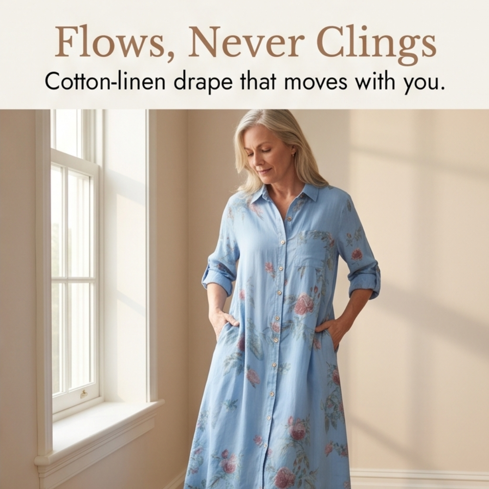 Rosalie – Floral Shirt Dress