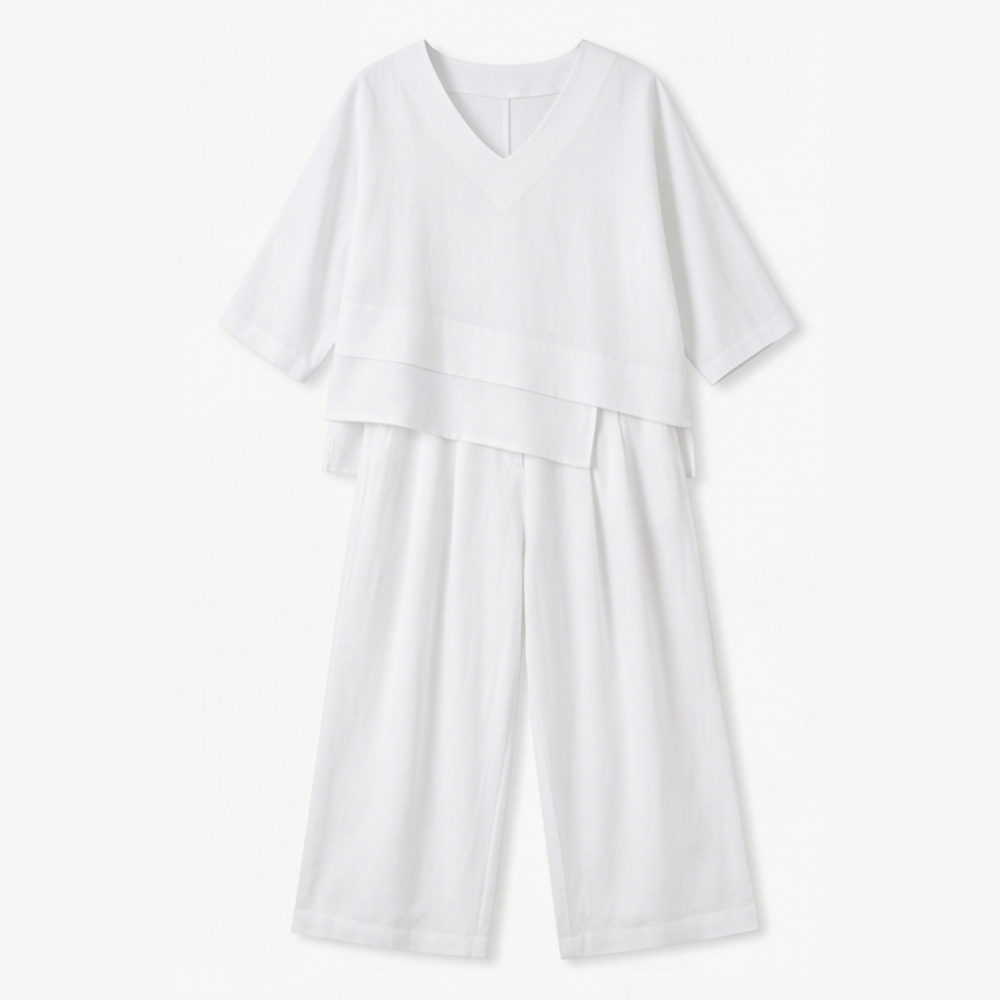 Lunavia – Women's Asymmetric Two-Piece Set