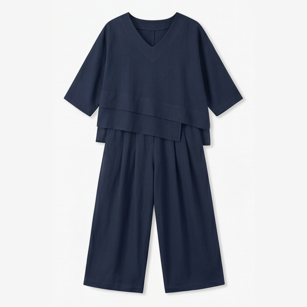 Lunavia – Women's Asymmetric Two-Piece Set