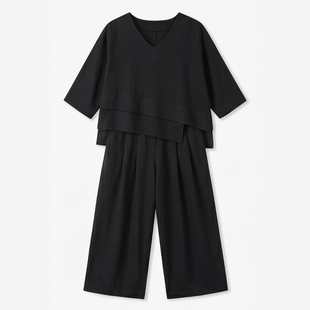 Lunavia – Women's Asymmetric Two-Piece Set