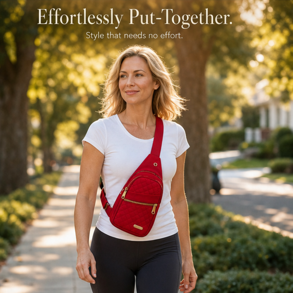 Velora – Quilted Crossbody Sling Bag