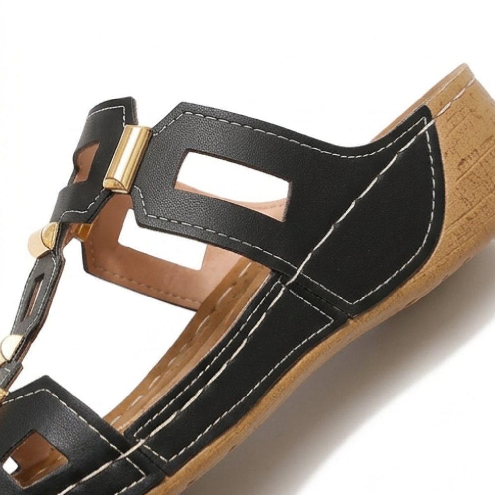 Soleva – Women's Cut-Out Platform Sandals