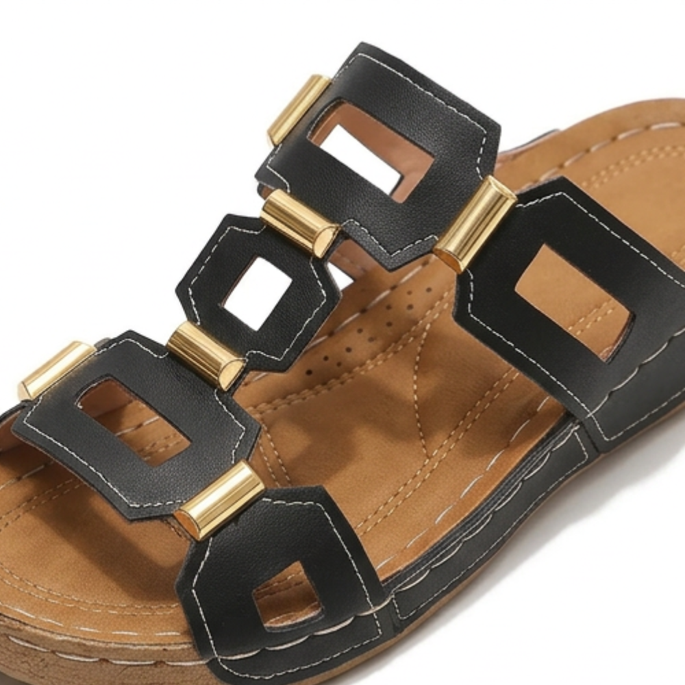 Soleva – Women's Cut-Out Platform Sandals