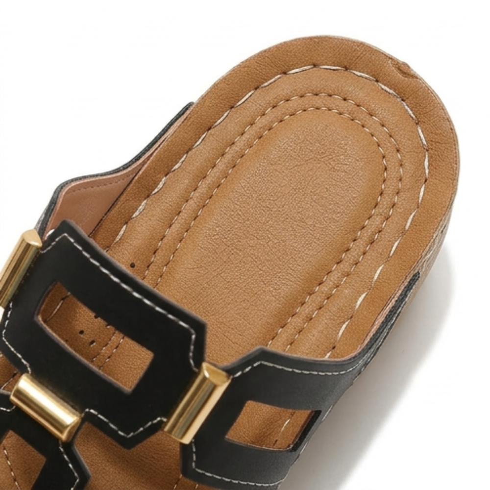 Soleva – Women's Cut-Out Platform Sandals