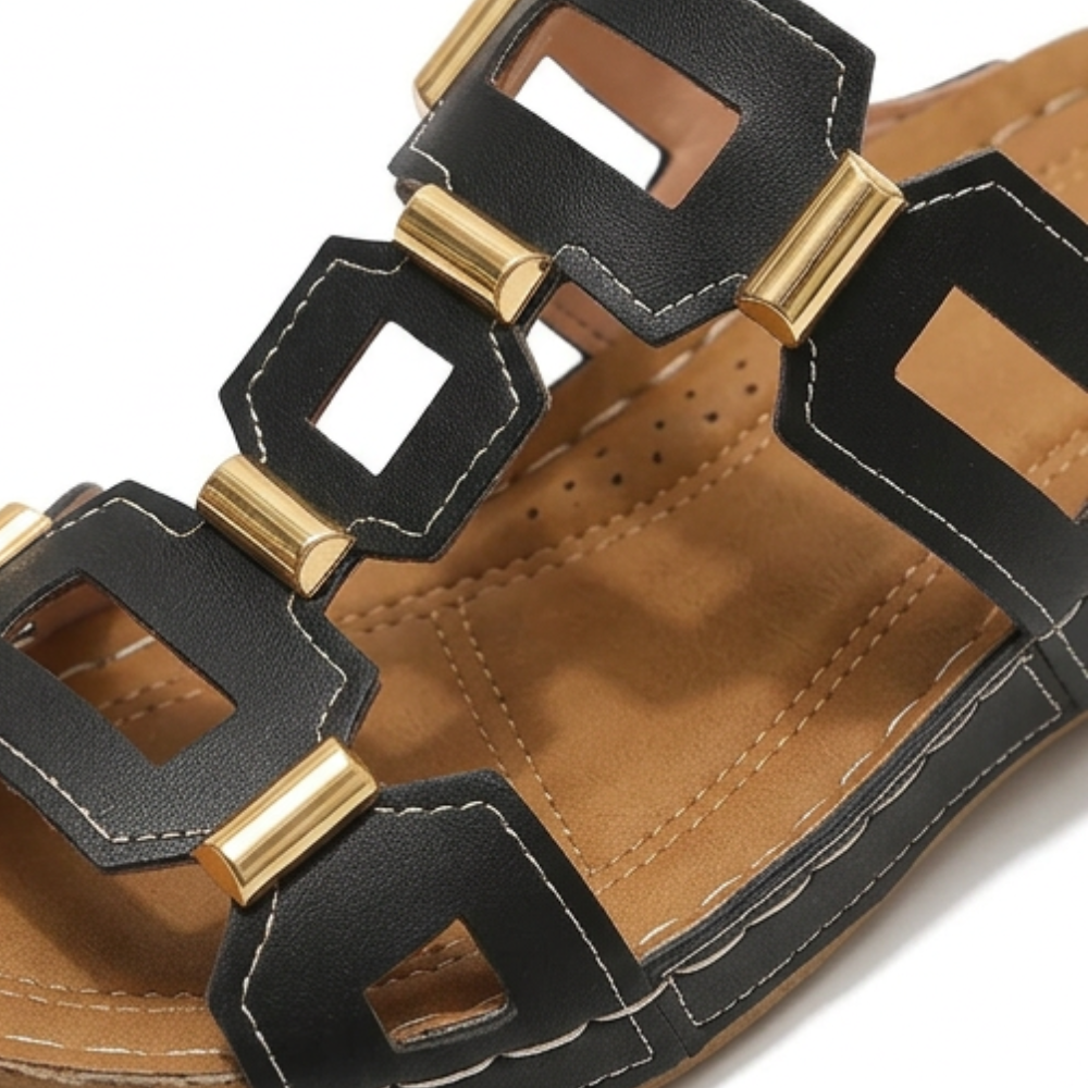 Soleva – Women's Cut-Out Platform Sandals