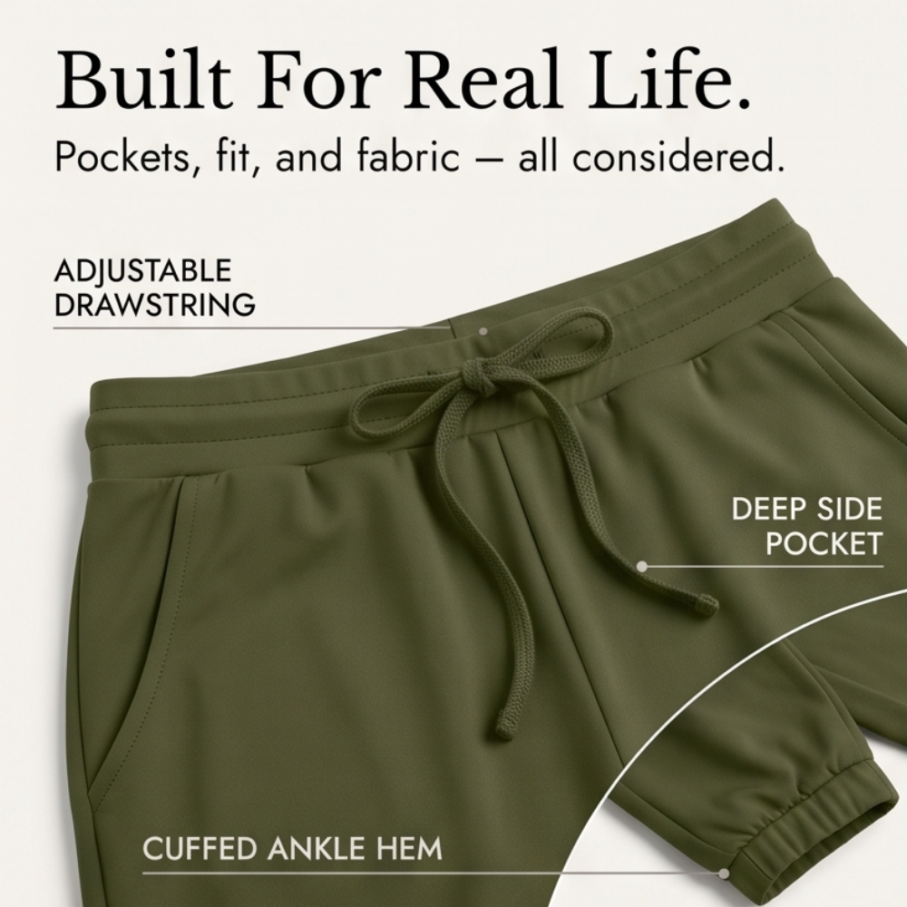 Lunavia – Women's Matching Tee & Jogger Set with Pockets