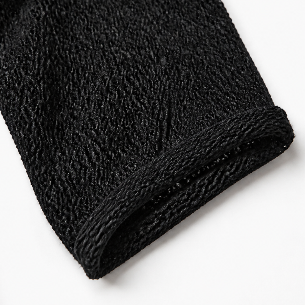 Solenya™ – Open-Knit Cold-Shoulder Boho Top