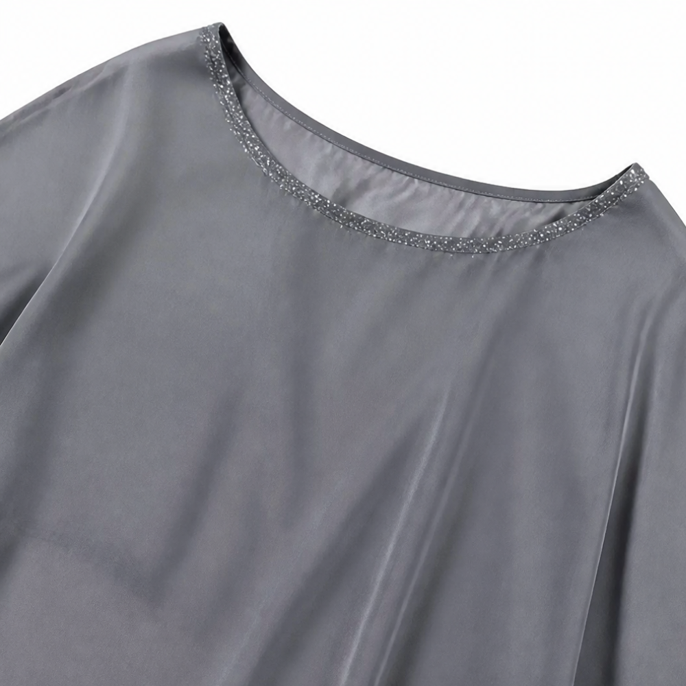 Lumésa™ – Chiffon Sequin Two-Piece Pantsuit Set