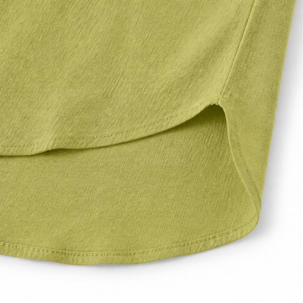 Lunessa™ – Cotton Linen 2 Piece Set Women Henley Top and Drawstring Shorts