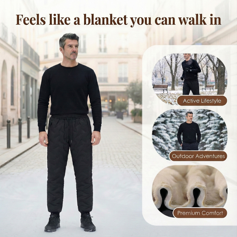 Nuvon – Unisex Fleece-Lined Winter Joggers