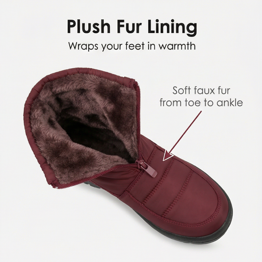 Snowstep - Waterproof Fur Lined Winter Boots