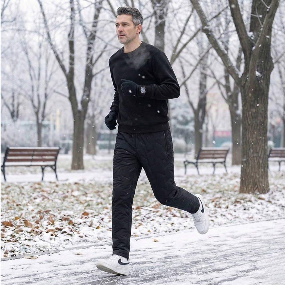 Nuvon – Unisex Fleece-Lined Winter Joggers