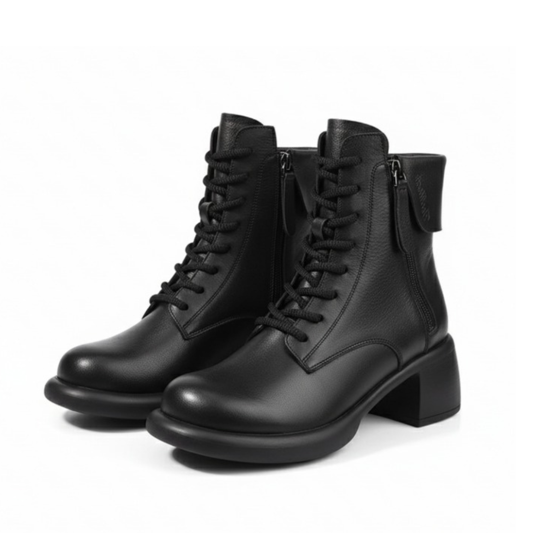 Vintara – Women's Fleece Lined Vintage Ankle Boots