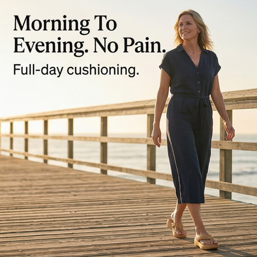 Soléna - Braided Platform Sandal for All Day Comfort
