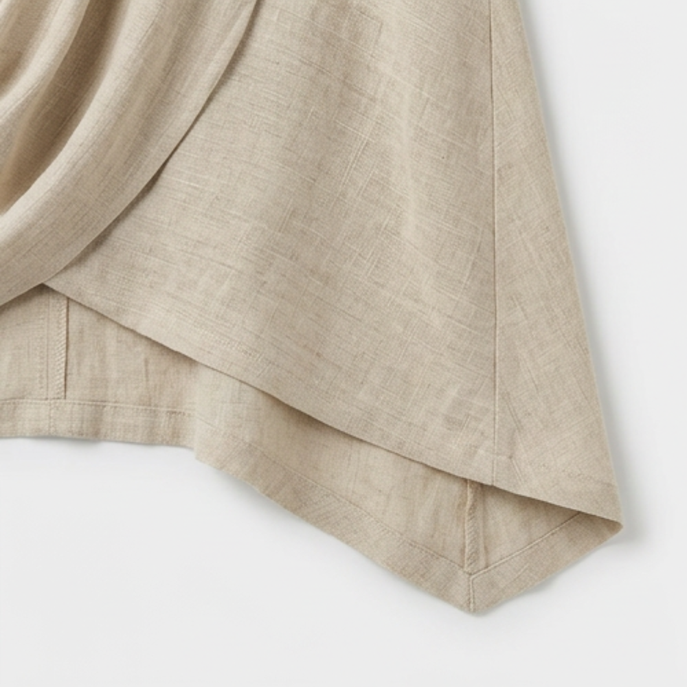 Marenza – Women's Draped Linen Two-Piece Set