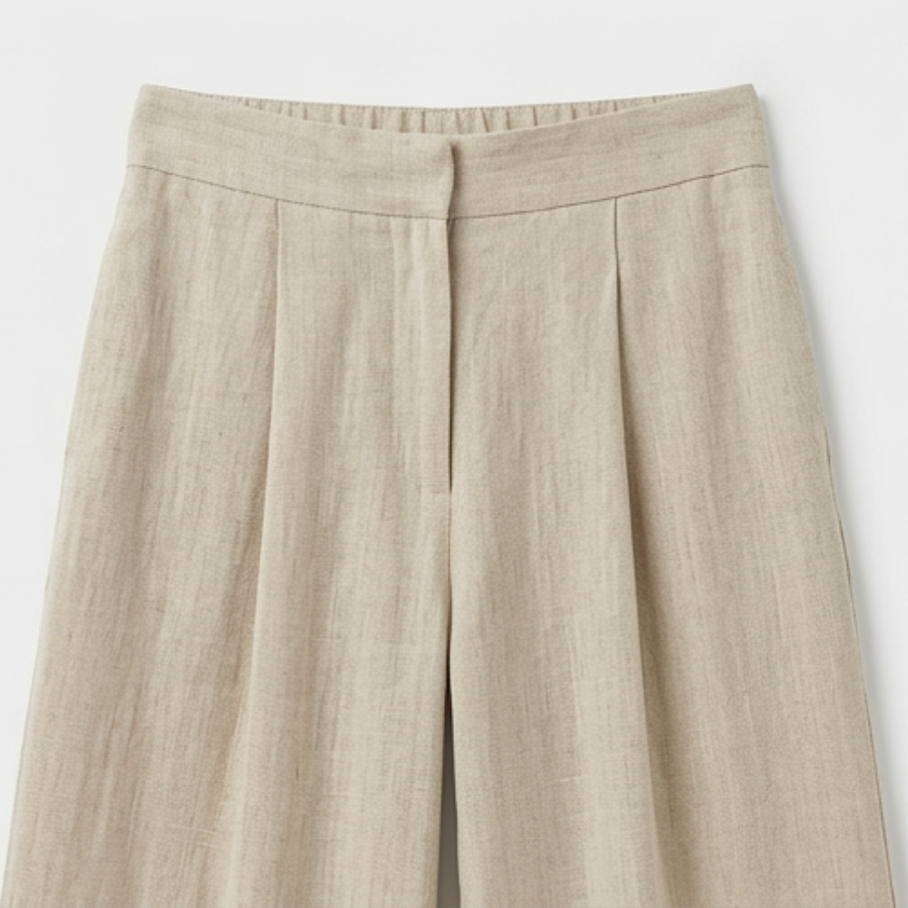 Marenza – Women's Draped Linen Two-Piece Set