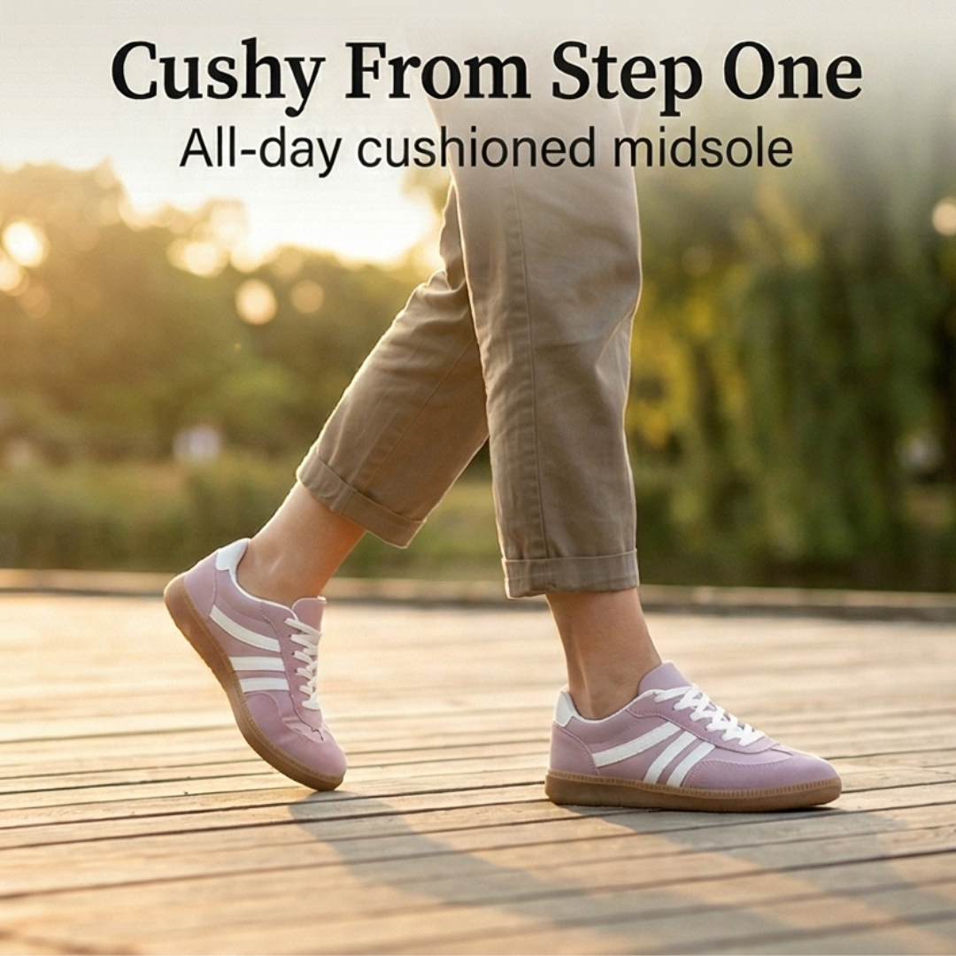 Vossa - Women's Cushioned Retro Sneakers