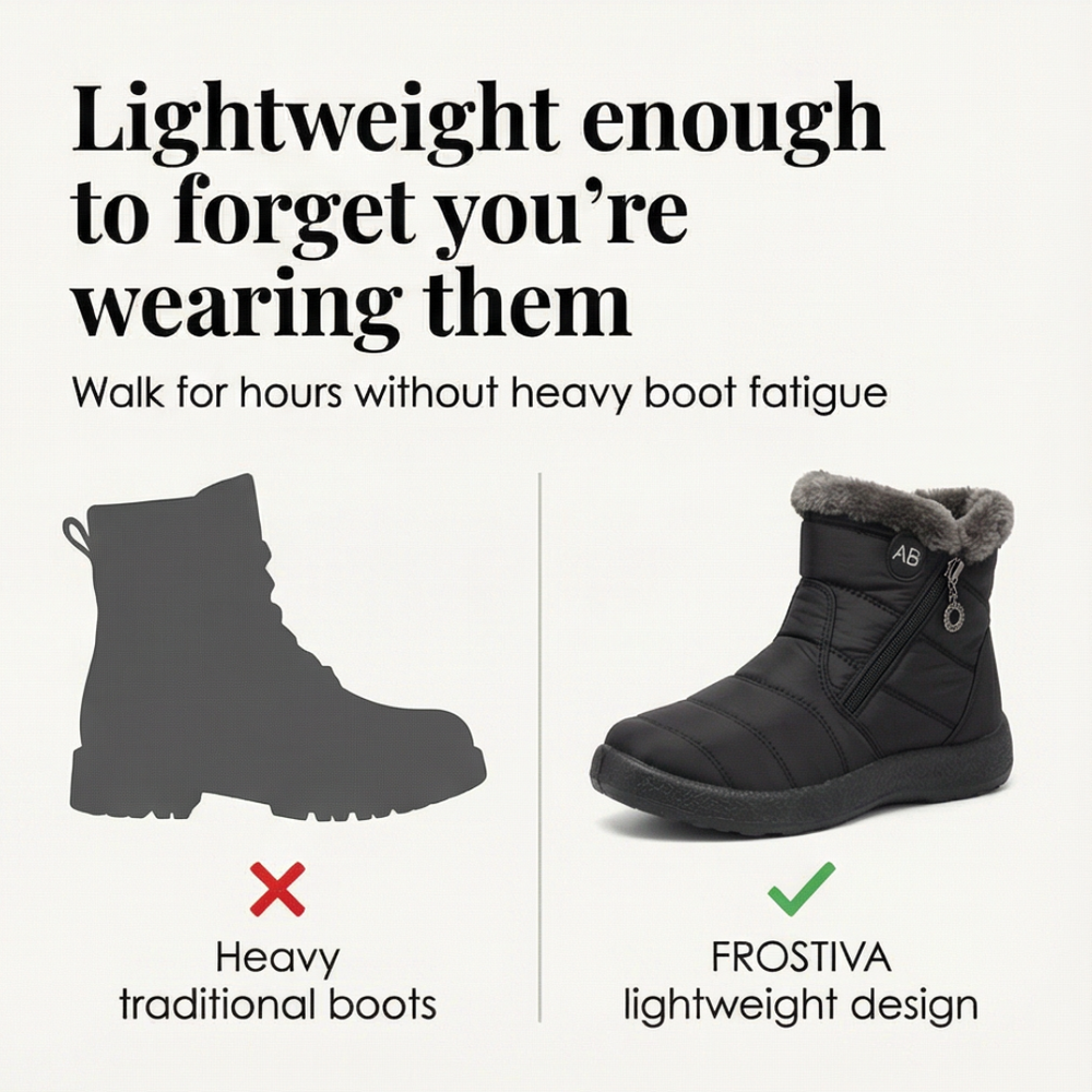 Frostiva - Fur Lined Winter Ankle Boots