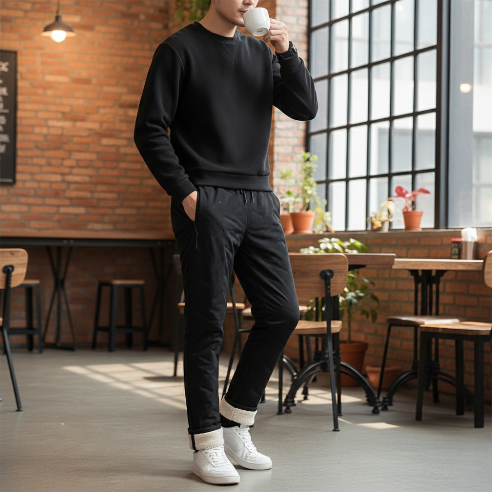 Nuvon – Unisex Fleece-Lined Winter Joggers
