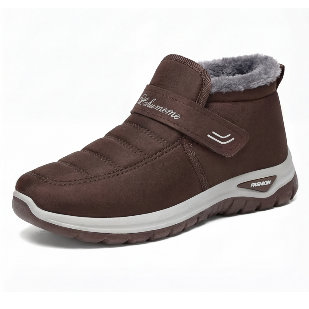 Cozara - Fur Lined Slip On Winter Boots