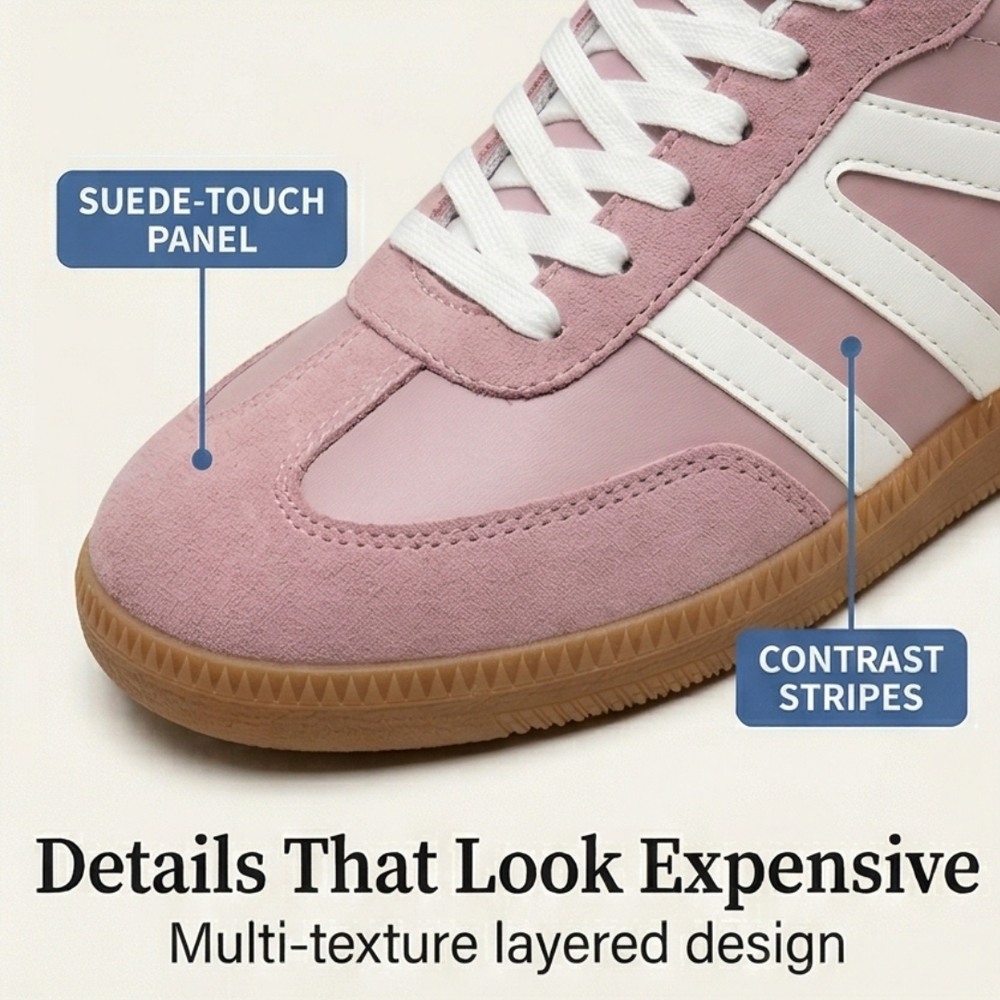 Vossa - Women's Cushioned Retro Sneakers