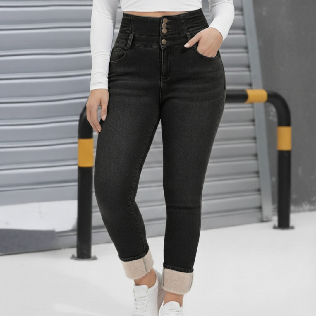 ThermoLyn – Women’s Fleece-Lined Winter Denim Jeans