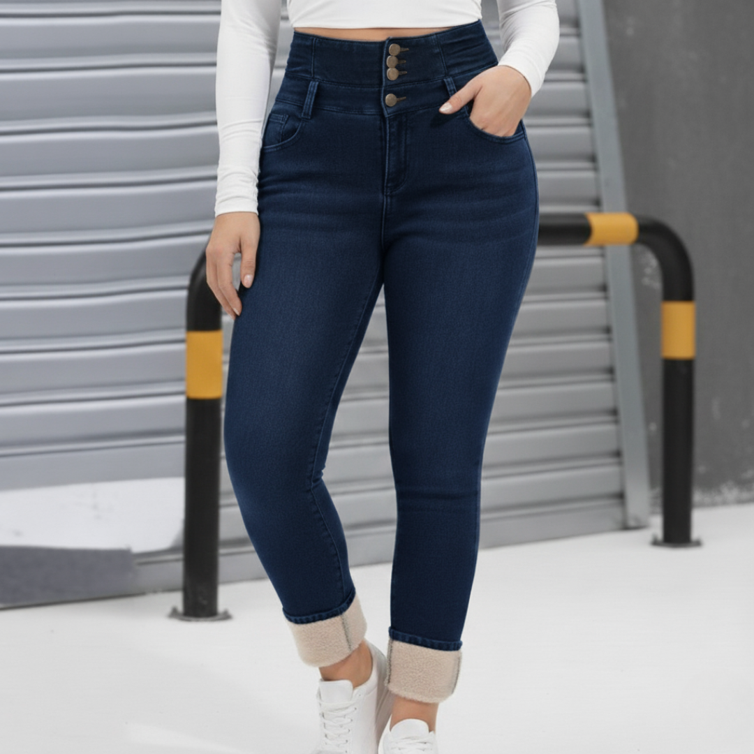 ThermoLyn – Women’s Fleece-Lined Winter Denim Jeans