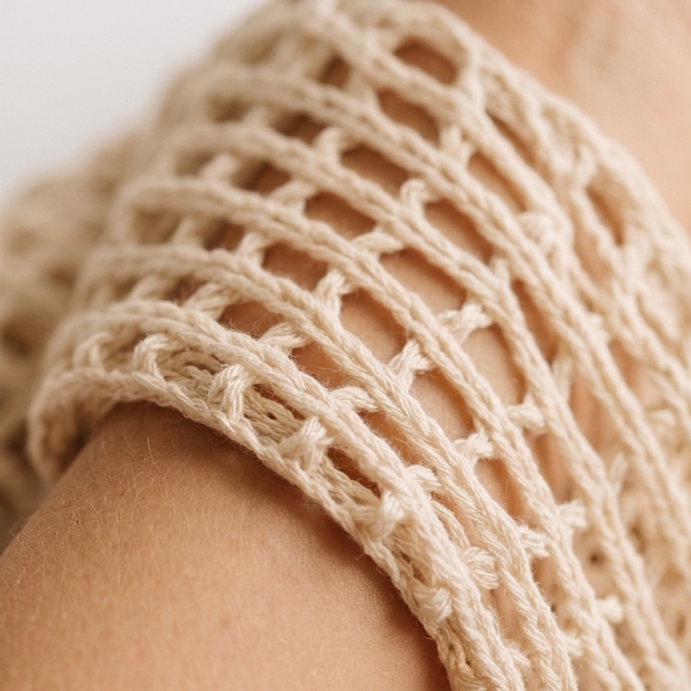 Aerela – Breezy Open Weave Knit Top