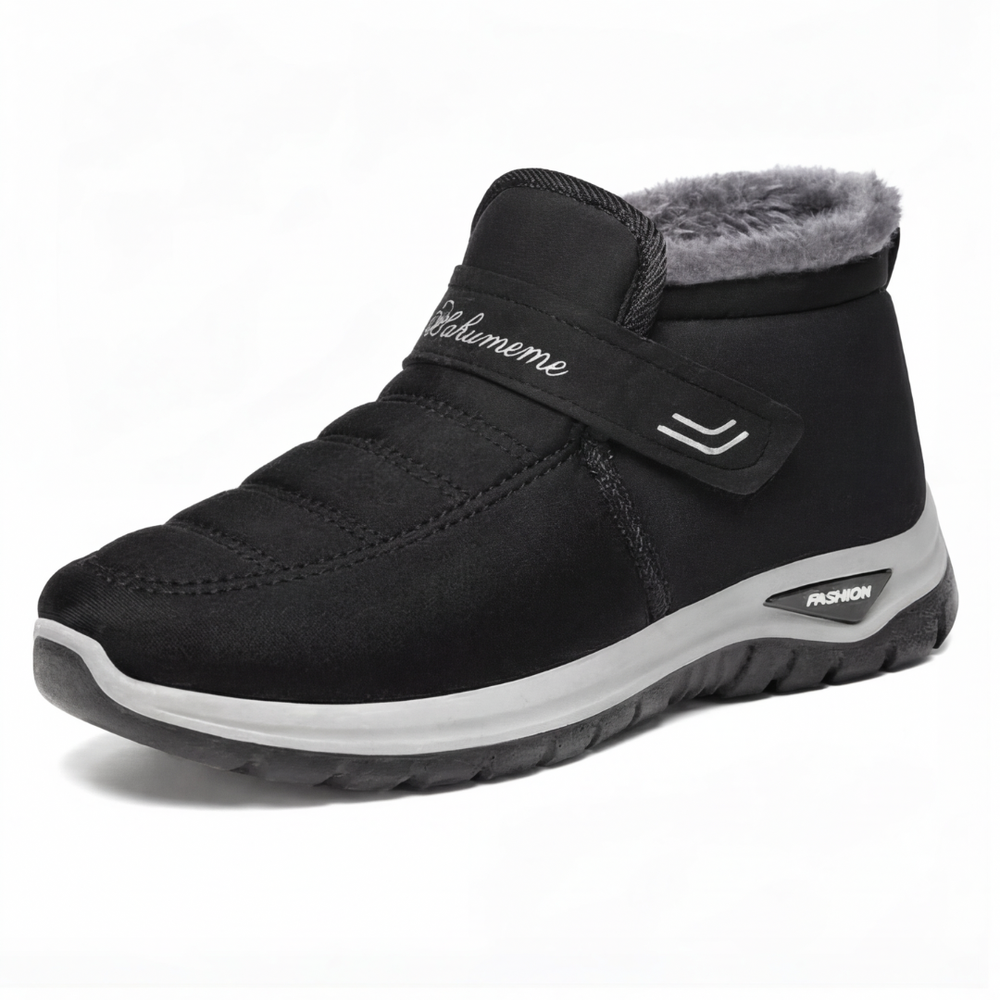 Cozara - Fur Lined Slip On Winter Boots