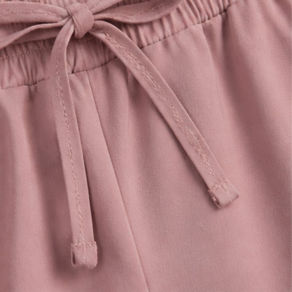 Veluna – Women's Effortless Wide-Leg Crop Pants