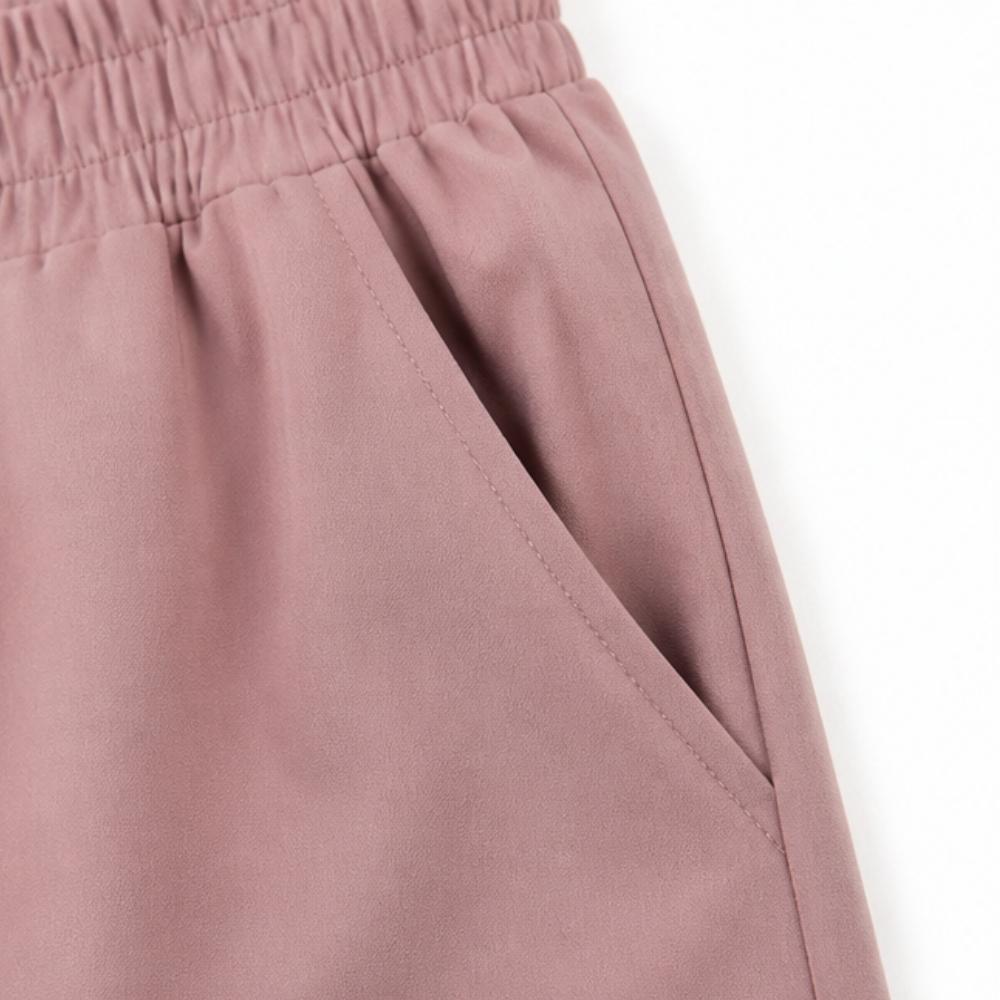 Veluna – Women's Effortless Wide-Leg Crop Pants