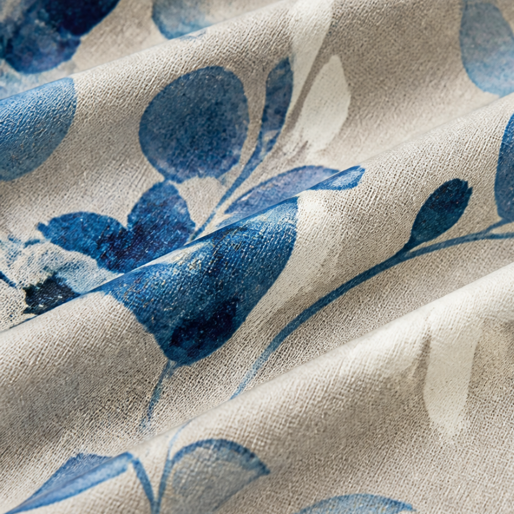 Marivelle™ – Botanical Print Midi Shift Dress with Pockets