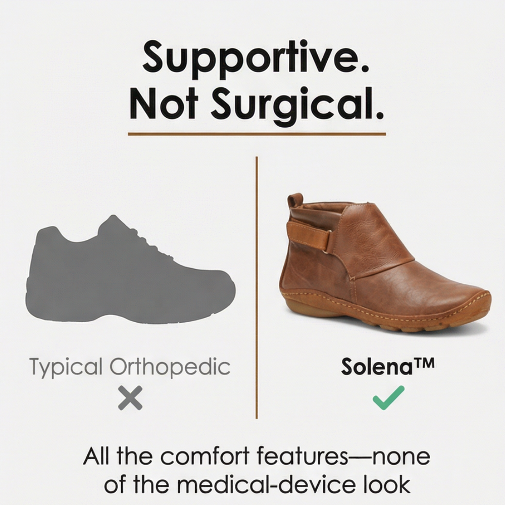 Solena - Women's adjustable ankle boots for sensitive feet