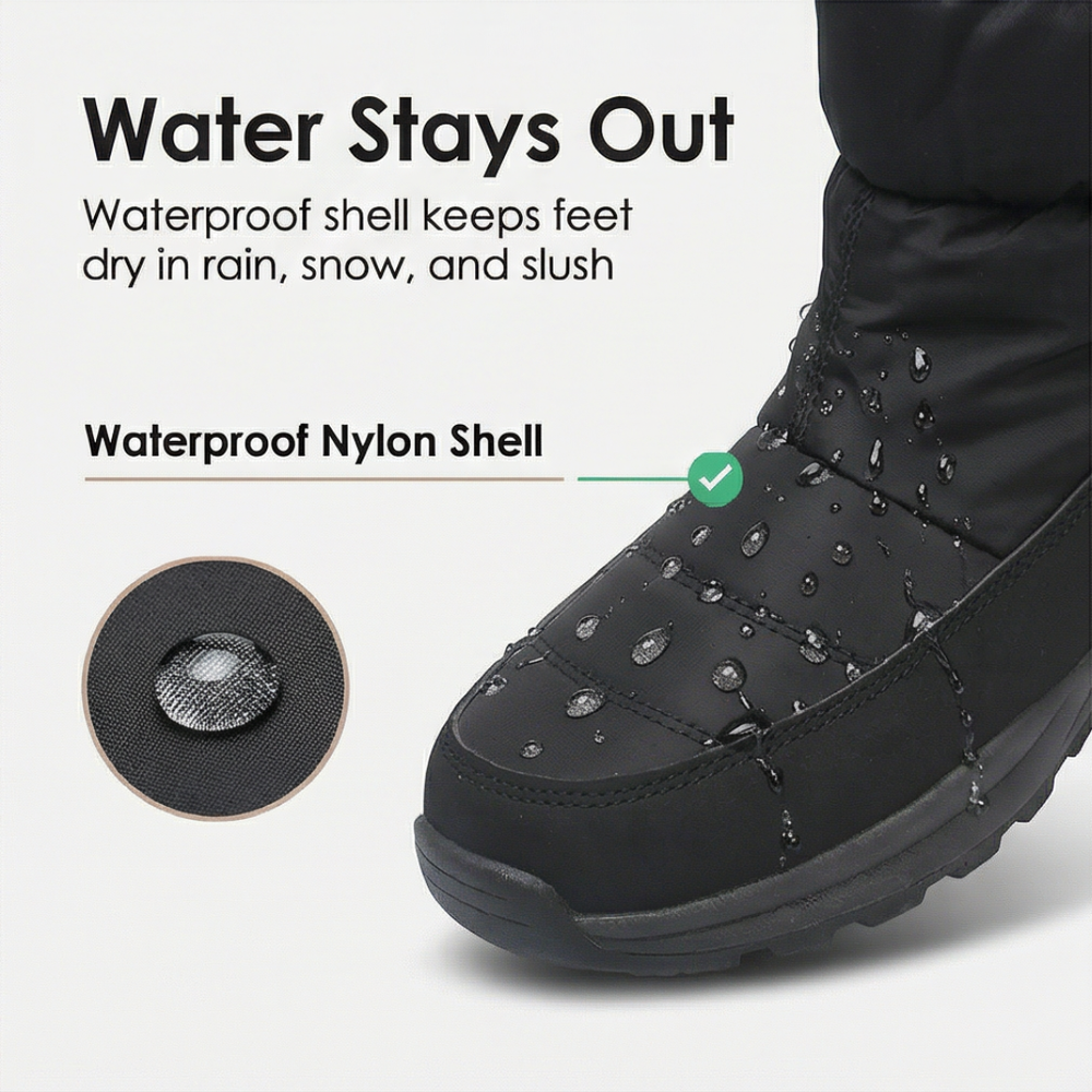 Warmstep - Women's waterproof fur lined winter boots