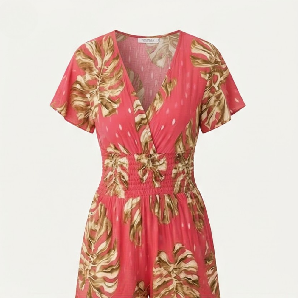 Solena – Breezy V Neck Summer Romper