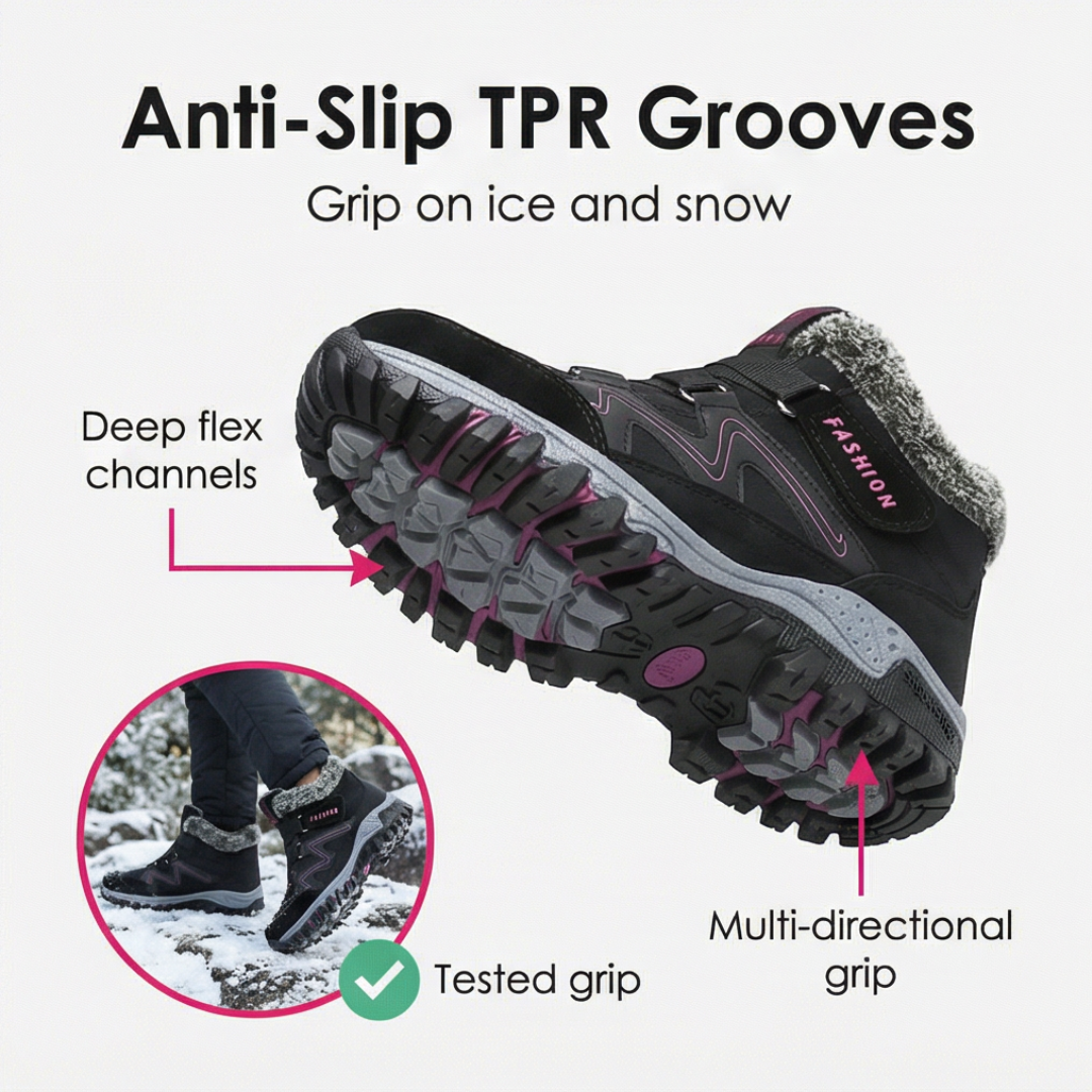 Snowstep – Women's Fur Lined Winter Ankle Boots