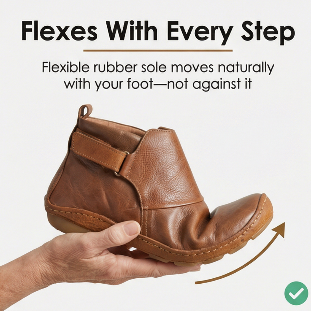 Solena - Women's adjustable ankle boots for sensitive feet