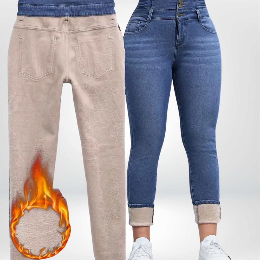 ThermoLyn – Women’s Fleece-Lined Winter Denim Jeans