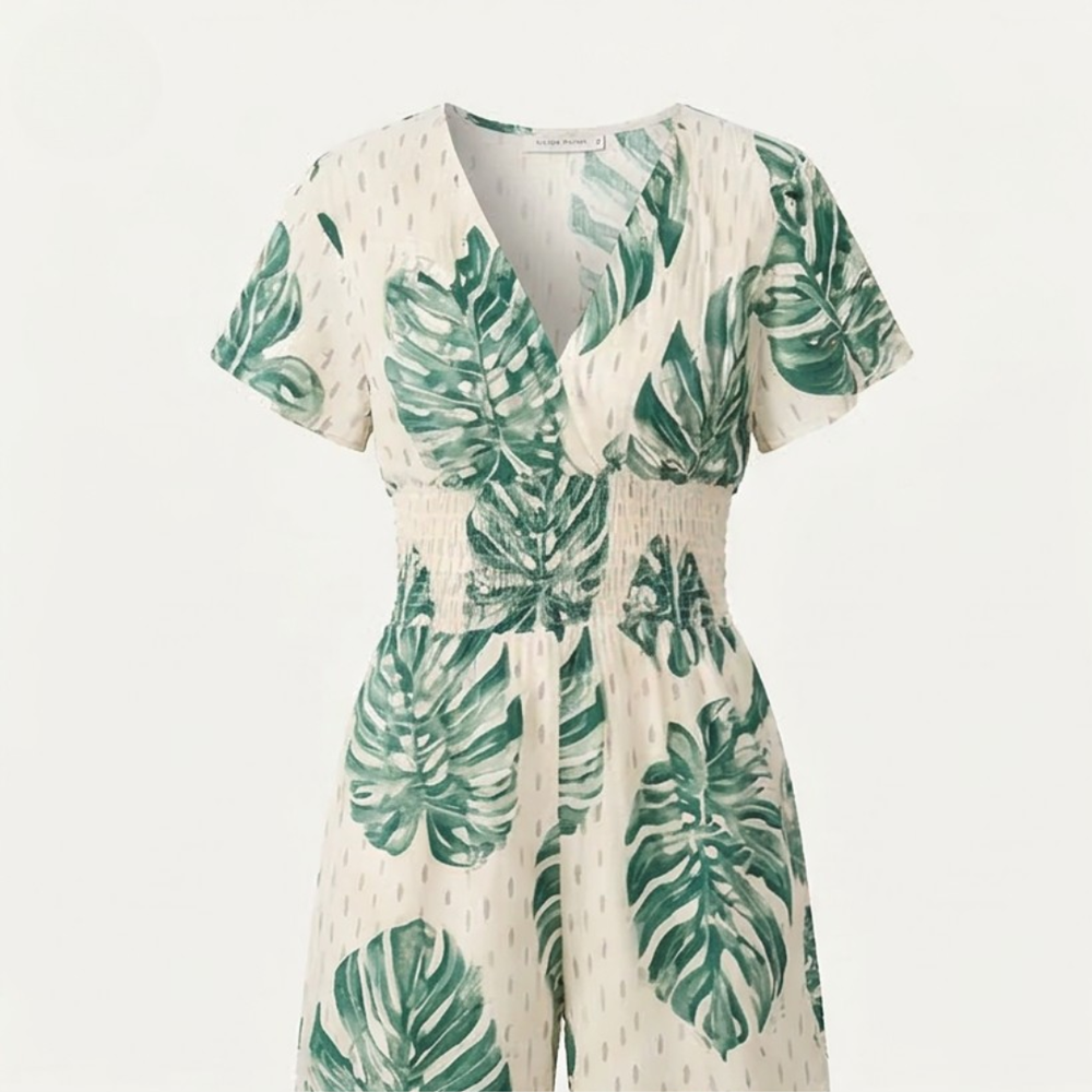 Solena – Breezy V Neck Summer Romper