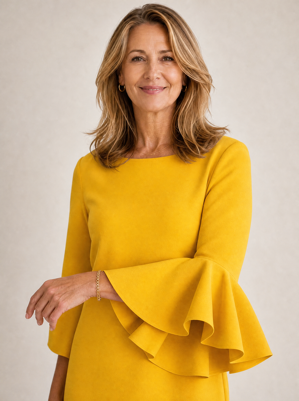 Hilaria – Women's Statement Bell Sleeve Mini Dress